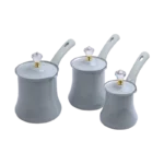 3PCS SET COFFEE MAKER GREY
