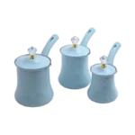3PCS SET COFFEE MAKER BLUE