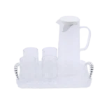 5PCS GLASS JUICE JAR SET 1PC BOTTLE 3500ML