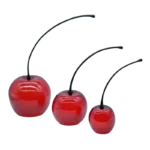 CHERRY GLASS DÉCOR SET