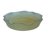 DECORATIVE GLASS PLATE GOLD