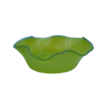DECORATIVE GLASS PLATE GREEN