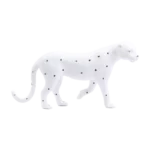 WHITE/BLACK CHEETAH
