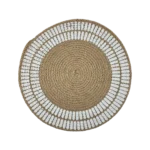 PLACEMAT WHITE AND BEIGE