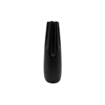 DECORATIVE CERAMIC VASE BLACK