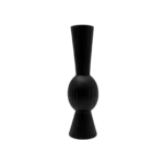 DECORATIVE CERAMIC VASE BLACK