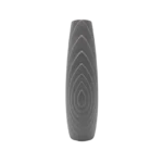 DECORATIVE CERAMIC VASE GREY