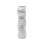 DECORATIVE CERAMIC VASE WHITE
