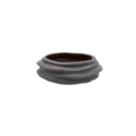 DECORATIVE CERAMIC VASE BLACK