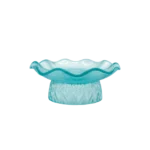 FLOWER SHAPED PLATE BLUE