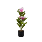 PLASTIC PLANT PINK BLOSSOM