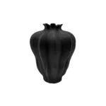 DECORATIVE CERAMIC VASE BLACK