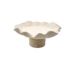 DECORATIVE  PLATE WHITE