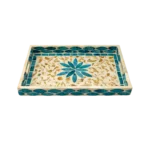 BLUE  DECORATIVE TRAY