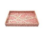 PINK DECORATIVE TRAY