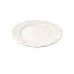 CLASSIC EMBOSSED WHITE PLATE