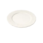 CLASSIC EMBOSSED WHITE PLATE