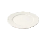 CLASSIC EMBOSSED WHITE PLATE
