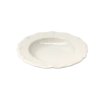 CLASSIC EMBOSSED WHITE DISH