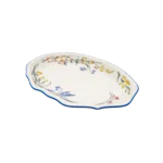 VILLEROY & BOCH BLUE OVAL PLATE