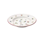 VILLEROY & BOCH RED LARGE PLATE