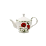 GLASS FLOWER VINTAGE TEA POT