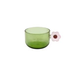 GLASS COLORED CUP