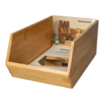 DANNY HOME NATURAL BAMBOO STACKABLE STORAGE BOX