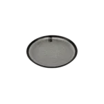 DESSERT PLATE BLACK DARK GREY