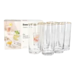 DANNY HOME 6PCS GLASS SPECIAL & GOLDEN