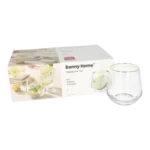 DANNY HOME 6PCS GLASS SPECIAL & GOLDEN