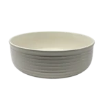 PORCELAIN STACKED RING SEVING BOWL