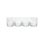 DANNY HOME 4PCS PINK STEMLESS WINE GLASSES