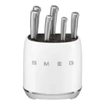 SMEG KNIFE BLOCK AND 6PCS KNIFE