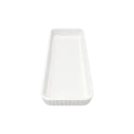 WHITE SERVING PLATE
