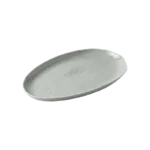 TEXTURED CERAMIC SERVING PLATE