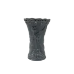MEDIUM EMBOSSED FLORAL CERAMIC VASE