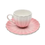 SET OF 6 CUPS AND 6 SAUCERS