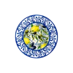 MARBLE COASTER LEMON AND OLIVE