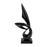 BLACK DECORATIVE GLASS