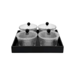 5PCS SET TRAY 4 BOWL