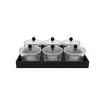 7PCS SET TRAY 6 BOWL