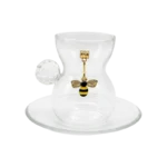 BEE SET OF 12 TEA CUP AND SAUCER