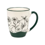 FLOWER DRAWING COFFEE MUG