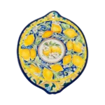LEMON AND INTRICATE SCROLLWORK COASTER