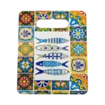 MOZAIK MARBLE COASTER WITH HANDLE