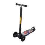 BLACK SPIDERMAN KIDS SCOOTER
