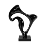 BLACK DECORATIVE GLASS
