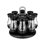 8 JARS SPICE RACK SET