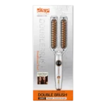 DOUBLE BRUSH STRAIGHT SMOOTH SIMPLE
